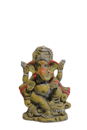 Eco Friendly Ganesha murti for Home Visarjan | Water Soluble height 6 inch | Decorative Showpiece 