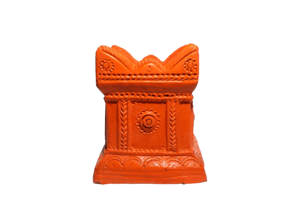 Handmade Terracotta Tulsi Pot | TulsiMadam with Drainage Hole at Bottom 