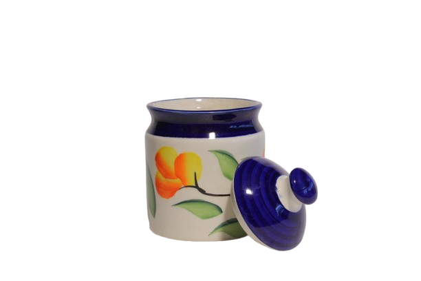 VAH Multicolor Ceramic Jars for Kitchen Storage | Ceramic Jars for Pickles & Salt Jars for Salt 250 gm