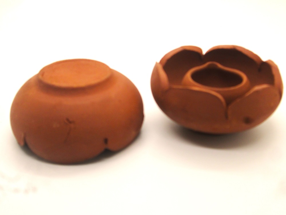 Mann Vaasam Thamarai Vilakku ( Oil Lamp ) pooja Lamp Set of 2