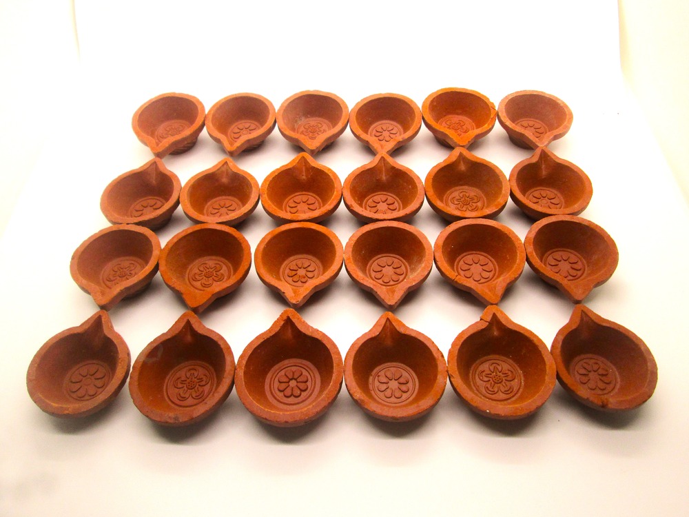 Diwali diya | Terracotta | Clay diya for puja | Mitti Diya for Diwali pooja Decoration Pack of 25 
