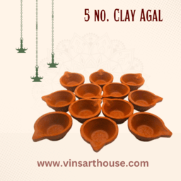 5 No. Diwali diya | Terracotta | Clay diya for puja | Mitti Diya for Diwali pooja Decoration Pack of 20