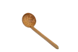Coconut Shell Spoon | Wooden Cooking Utensils | Frying Spoon & Stick Wooden Ladles