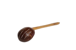 Coconut Shell Spoon | Wooden Cooking Utensils | Frying Spoon & Stick Wooden Ladles