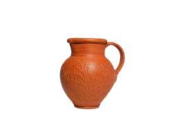 Mann Vaasam  Clay Preseasoned Water Jug with Lid | 1000ml