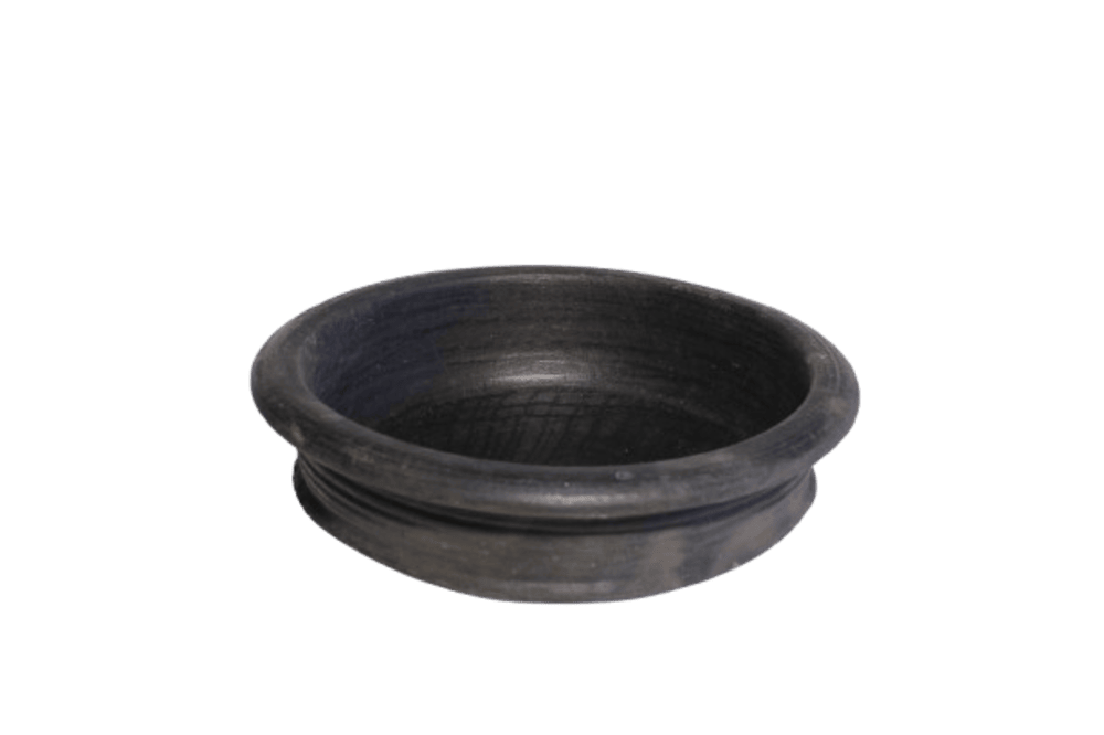 Hand Made Clay Black Chatti