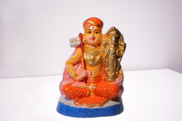 Multicolor Clay Ramanujar Chellapillai Statues Size | Dimension 15 inch