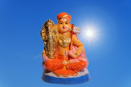 Multicolor Clay Ramanujar Chellapillai Statues Size | Dimension 15 inch