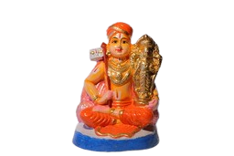 Multicolor Clay Ramanujar Chellapillai Statues Size | Dimension 15 inch