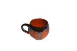 Clay Black Ceramic Coated Tea Cup 