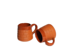 Eco friendly & Reusable Clay Tea Cup With Ceramic Coated 