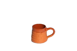 Eco friendly & Reusable Clay Tea Cup With Ceramic Coated 
