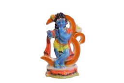 Ceramic Lord Krishna Home, Office Decor & Pooja Room | Handmade Little Krishna Deity Statue for Showpiece Gift