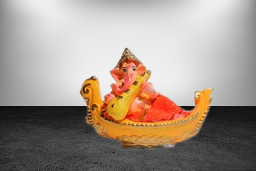  Idol of Lord Ganesh Sitting in a Swan Boat and Playing Veena String Instrument | Lakshmi puja Diwali Dasara puja festivals 