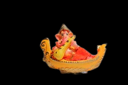  Idol of Lord Ganesh Sitting in a Swan Boat and Playing Veena String Instrument | Lakshmi puja Diwali Dasara puja festivals 