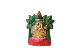 VAH Decors Pooja Kalasam for Navaratri Golu Festivals Clay Decor Showpiece 