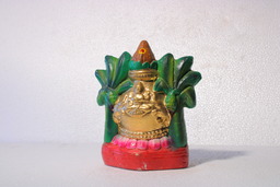 VAH Decors Pooja Kalasam for Navaratri Golu Festivals Clay Decor Showpiece 