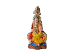 Saraswati Clay Idol for Puja & Home Decor saraswati Murti Doll
