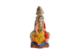 Saraswati Clay Idol for Puja & Home Decor saraswati Murti Doll