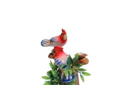 Vins Terracotta Clay Handmade Tree with Birds Showpiece Home Decor & Gift Item Decorative Showpiece  
