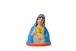 Vins Mother Mary Ceramic Statue Decorative Showpiece Multicolor